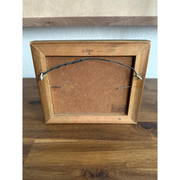 Vintage Original Painting Signed Floral Pansy Painting - Picture 4 of 4